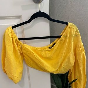 Yellow Shein Top